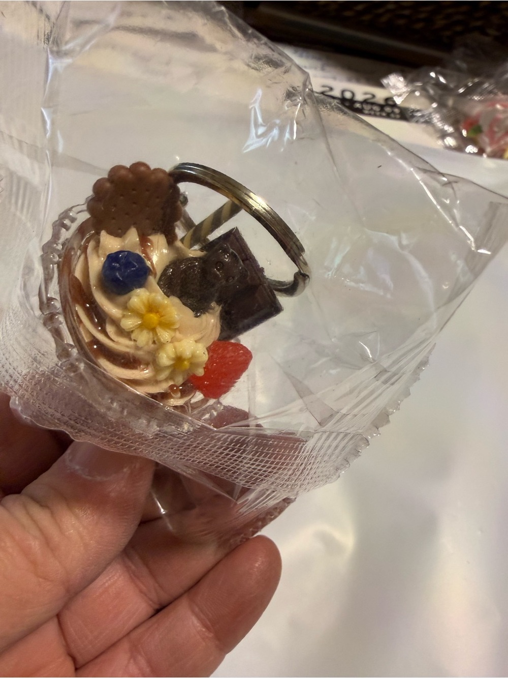 Mini Dessert Charm Keychain